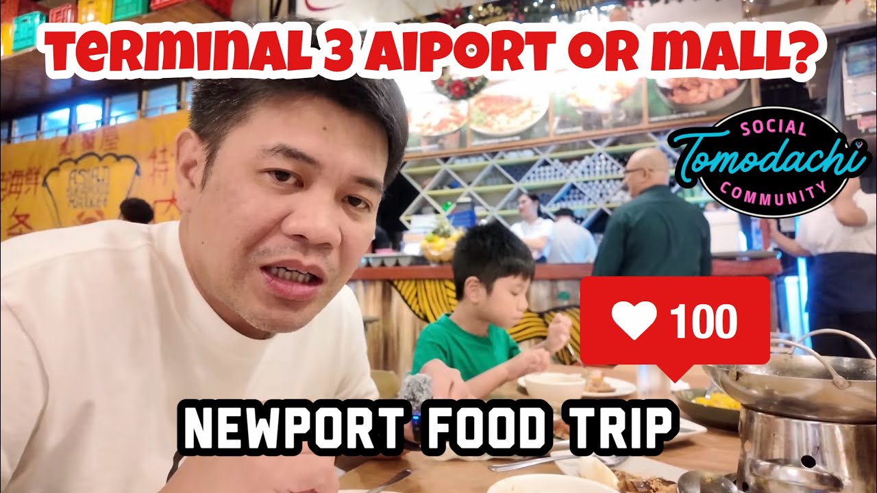 “Airport Lang Dati… Ngayon Food Trip Spot Na?! Terminal 3!” Newport Vibes