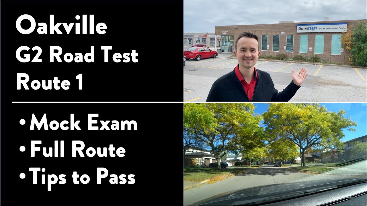 Oakville G2 Road Test (Route 1 out of 2) - Full Route & Tips on How to Pass Your Driving Test