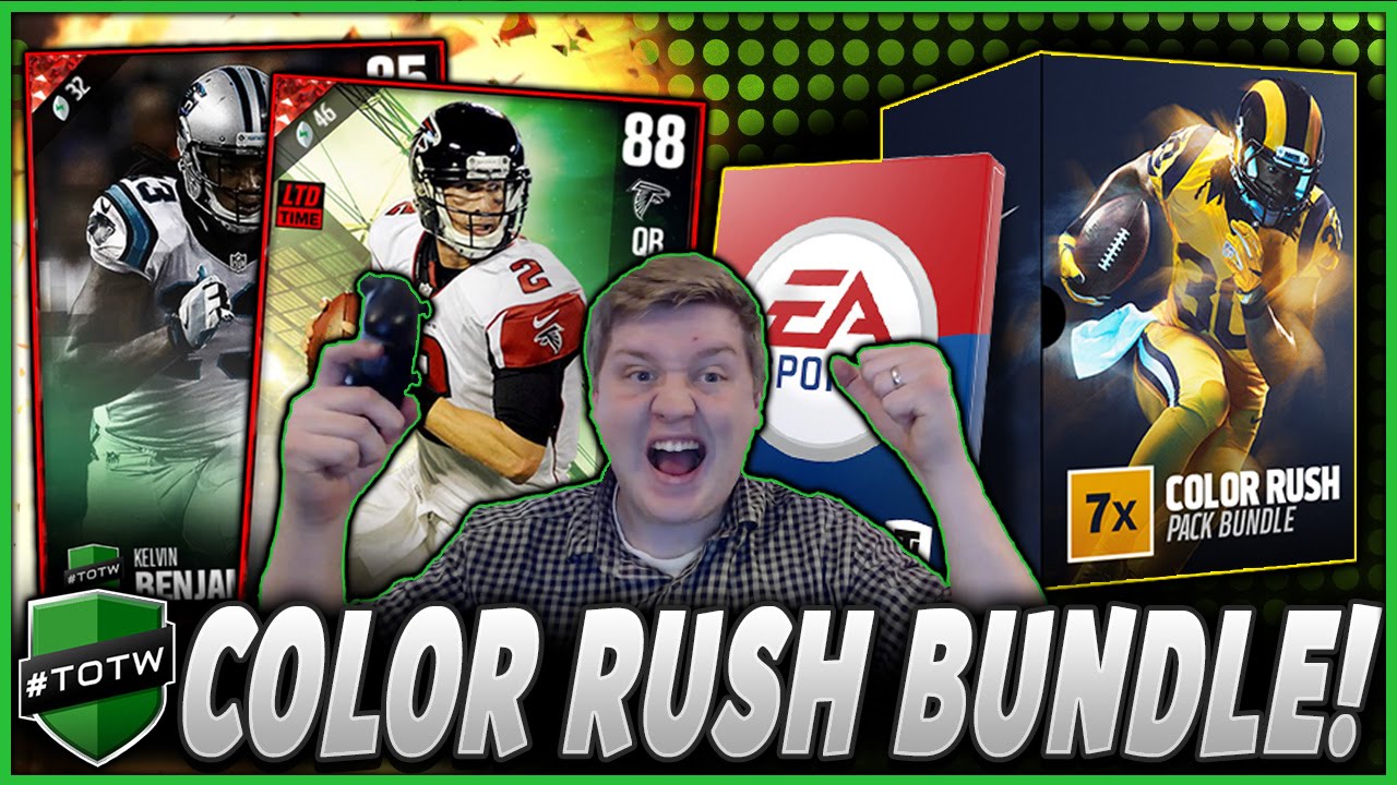 OMG! KB AND MATTY ICE!!! | COLOR RUSH BUNDLE! | MUT 17 PACK OPENING