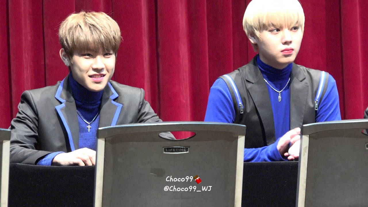 20171119 노량진 팬싸 워너원 박우진,박지훈 포커스. 4K   싸인시작전