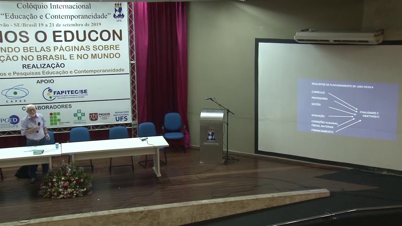 CONFER&Ecirc;NCIA NACIONAL - JOS&Eacute; CARLOS LIB&Acirc;NEO (PUC &ndash; GOI&Aacute;S)