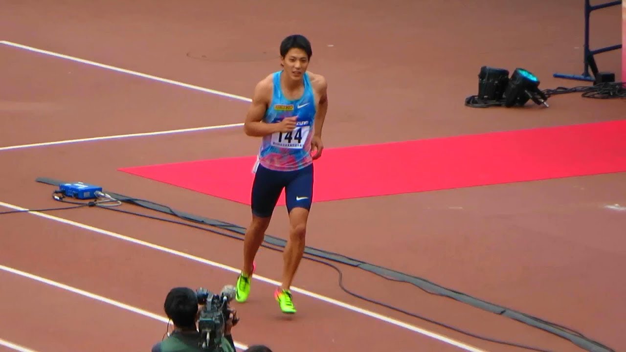 2017全実 男子100m決勝 山縣亮太10.00(+0.2) 大会新