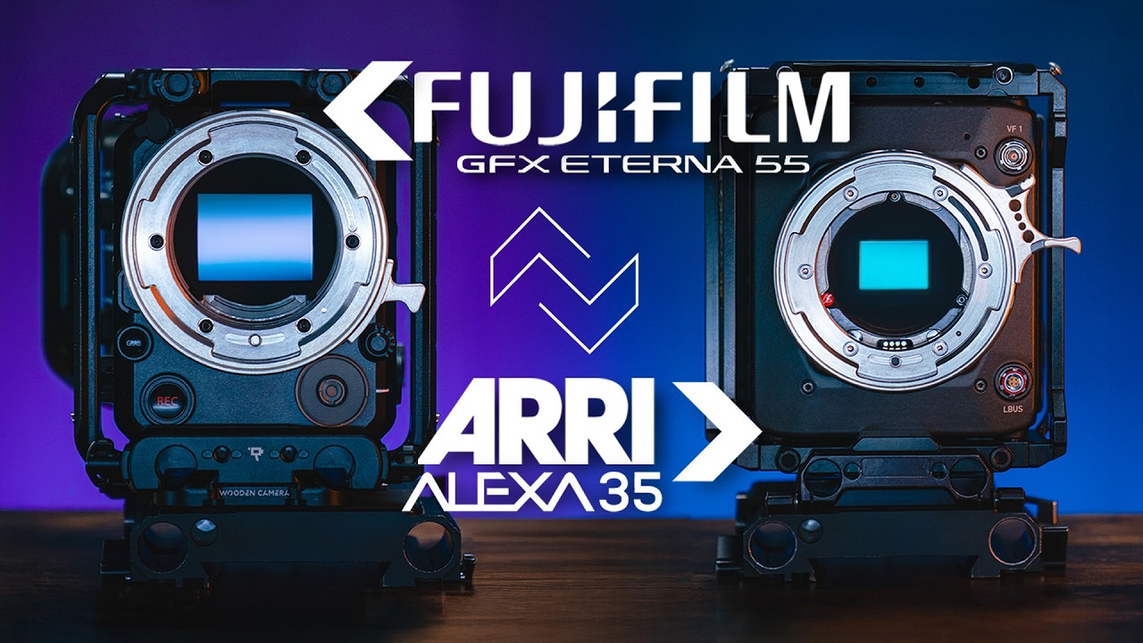 Полное сравнение Fujifilm GFX Eterna 55 и Arri Alexa.