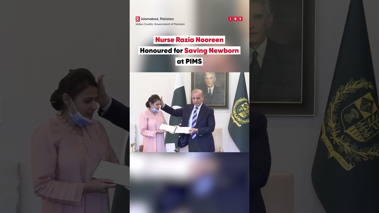 PIMS Fire Incident: Nurse Razia Naureen Honoured for Saving Newborn