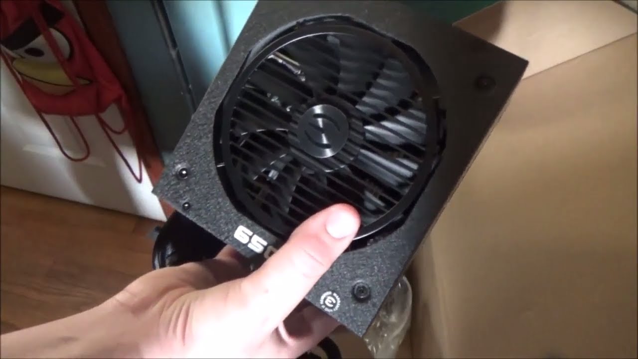 Unboxing the EVGA 650 watt semi modular power supply