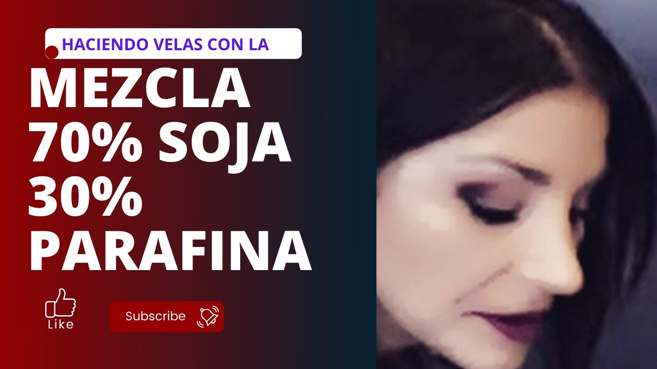 Cómo hacer velas con cera IGI 6006 soja 70% y parafina 30% con color - Paso a paso.