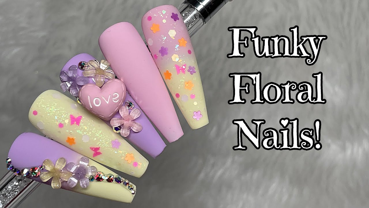 Funky Floral Spring Nails! | Madam Glam | Nail Sugar