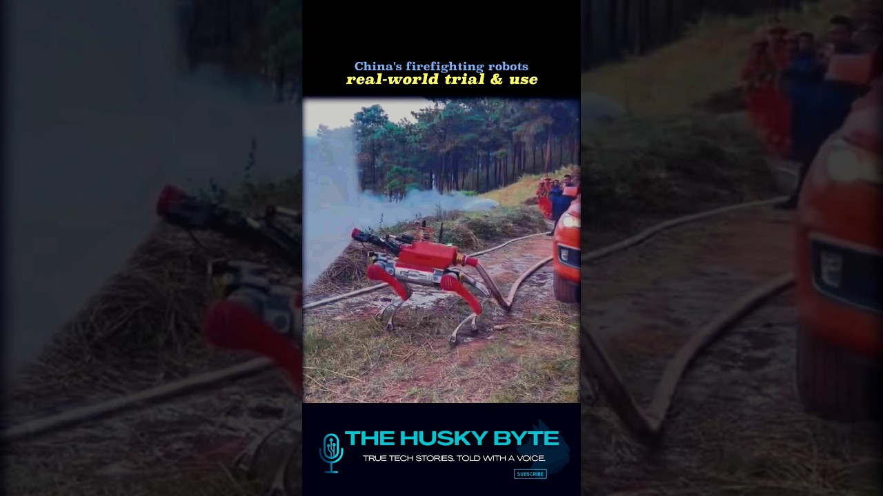 CHINA’S Firefighting Quadruped Robots 🤖