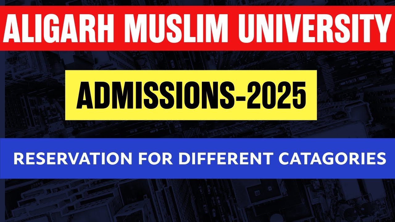 AMU ADMISSIONS 2025 #aligarhmuslimuniversity