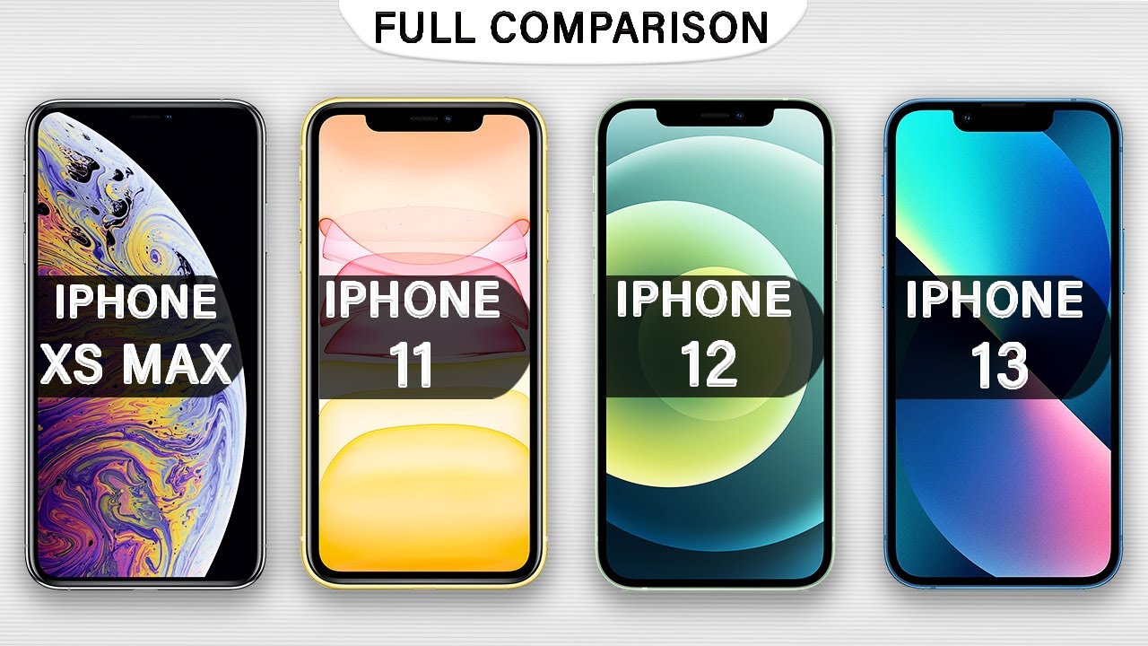 iPhone XS Max Vs iPhone 11 Vs iPhone 12 Vs iPhone 13 Full Review in 2025