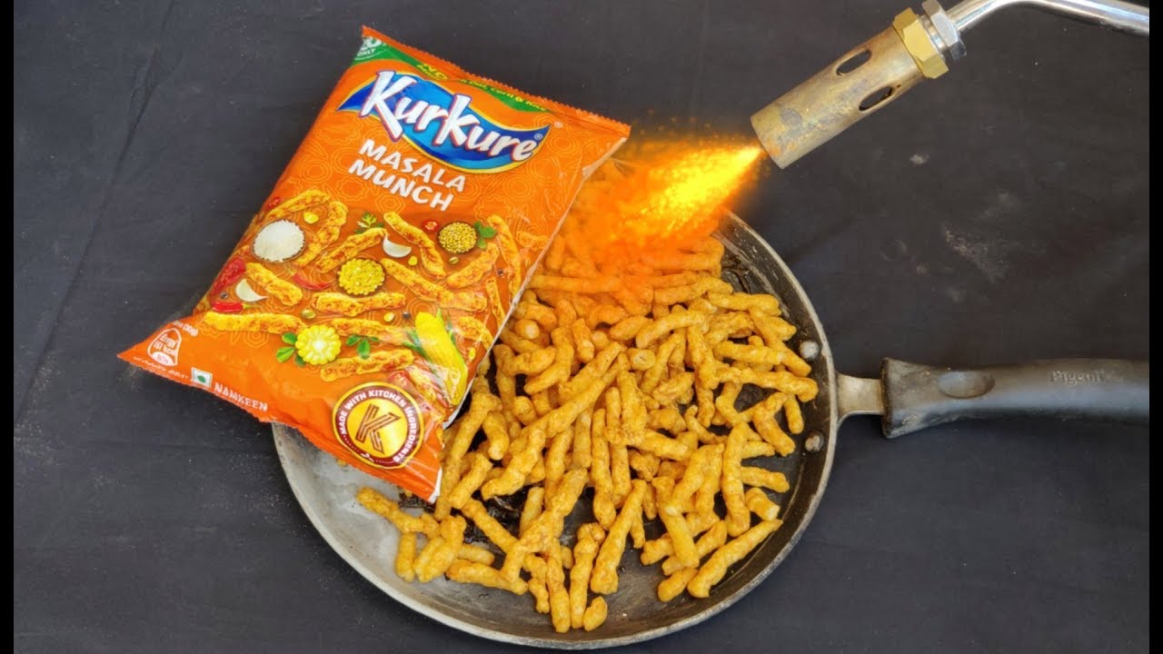 Kurkure vs Gas tourch experiment || Realty Of Plastic in Kurkure || Experiment king