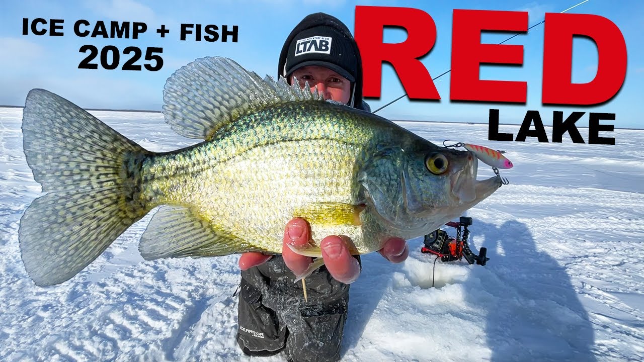 Red Lake Crappie SMASHFEST + 3 Day Ice Camping Experience!