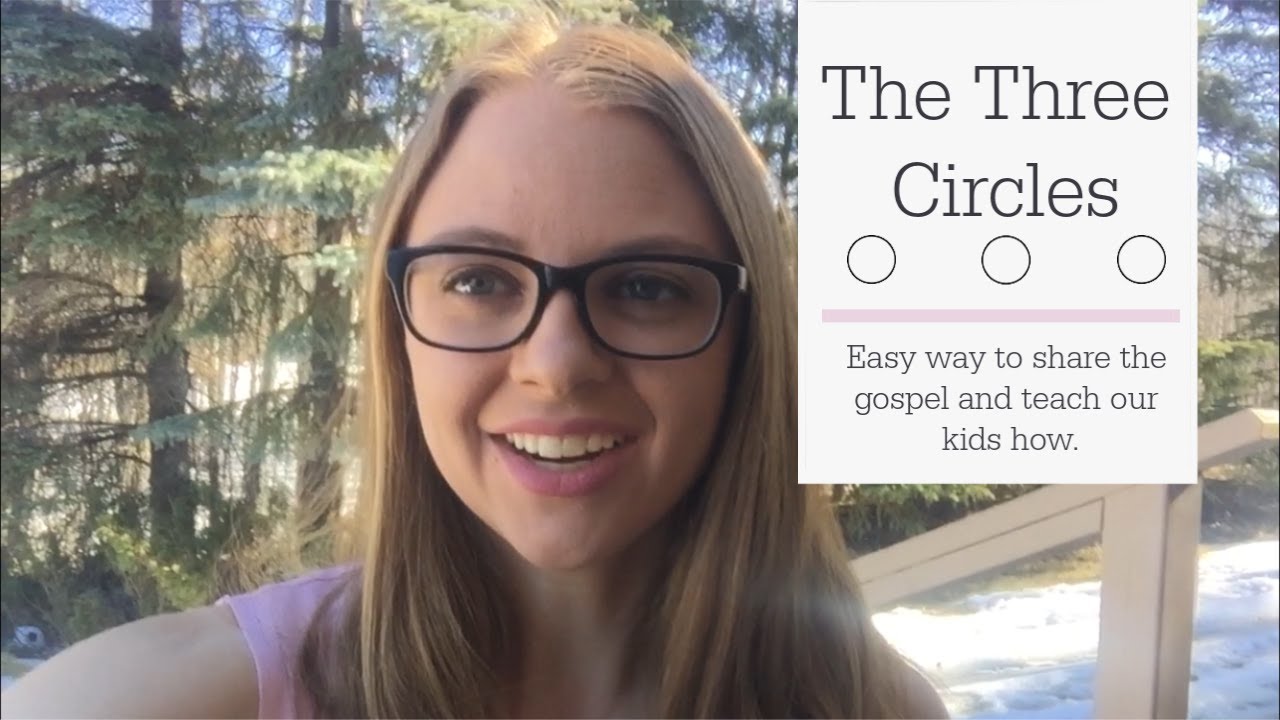 The Three Circles | Sharing the Gospel | Teaching our kids how to live like Jesus |