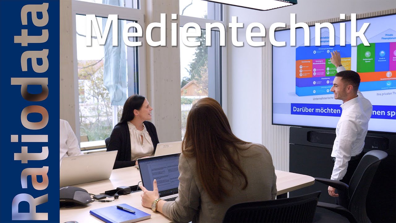 Unsere Medientechnik bei der VR-Bank Memmingen eG!