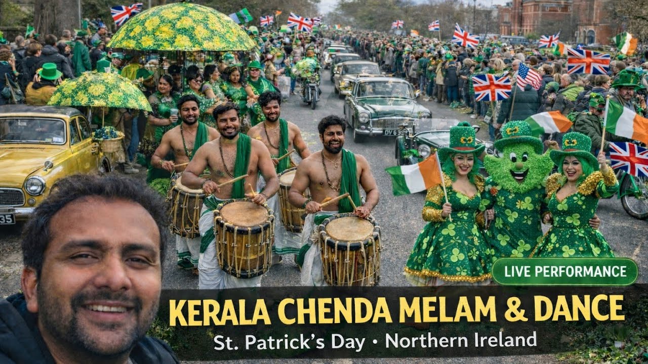 St. Patrick day in UK 🇮🇪🇬🇧🍀 | Northern Ireland | Malayalam Vlog |