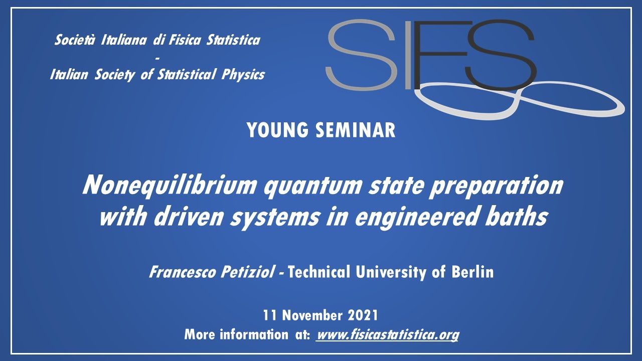 Nonequilibrium quantum state preparation with driven systems in engineered baths -Francesco Petiziol