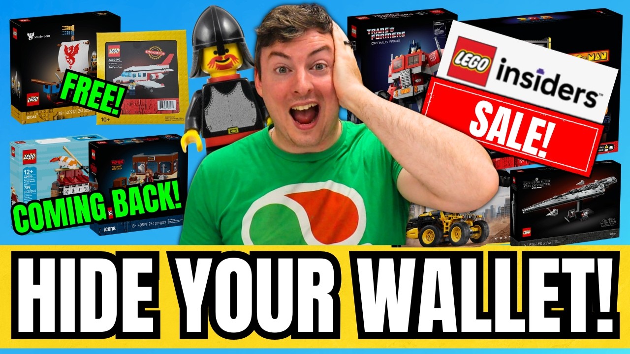 Утечка скидок на LEGO INSIDER'S DAYS! (А также безумные новости о подарках за покупку!)