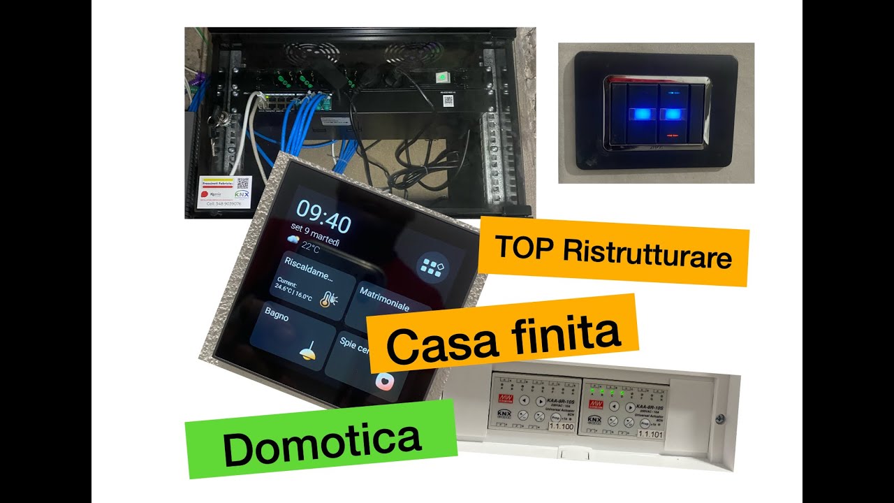 Parte 1 -Predisponiamo la casa in domotica anche con poco spazio nel massetto -TOP Ristrutturare