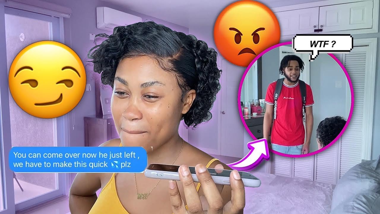 Texting My Boyfriend *HE LEFT COME OVER* To See How He REACTS‼️