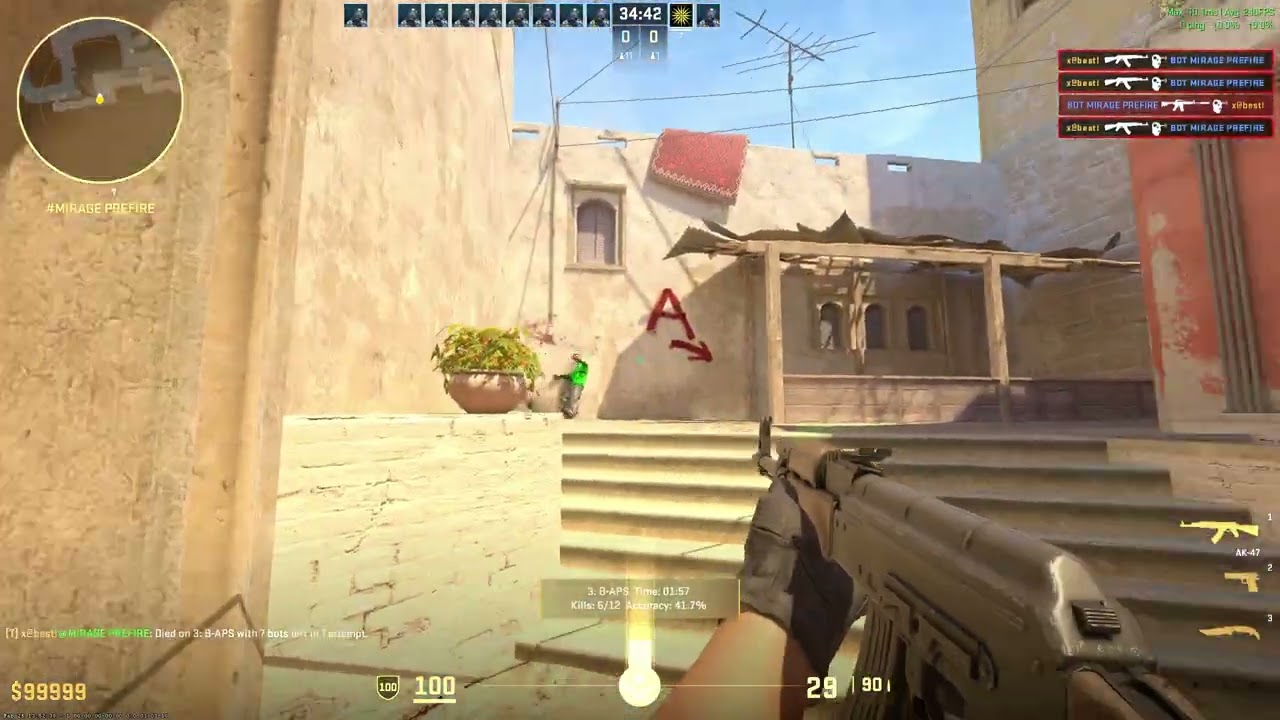 Warmup & testing new 2k resolution (cs2)