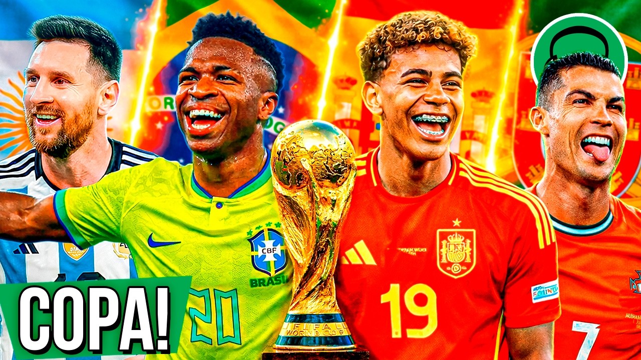 ♫ A COPA 2026 TÁ CHEGANDO! 🔥 QUEM VAI SER O CAMPEÃO? | Paródia Wavin' Flag - K'NNAN