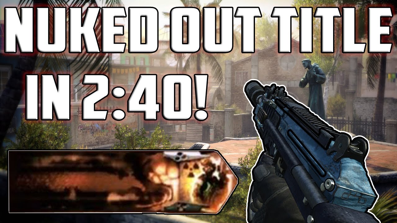 BO2: 2:40 NUKED OUT Title :: (Flawless FFA w/ 30 Gunstreak) Hidden Title Unlock