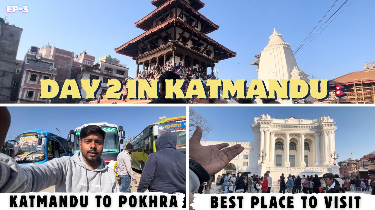 Katmandu To Pokhra By Bus || Day-2 Full Waste Of Time & Money🥲
