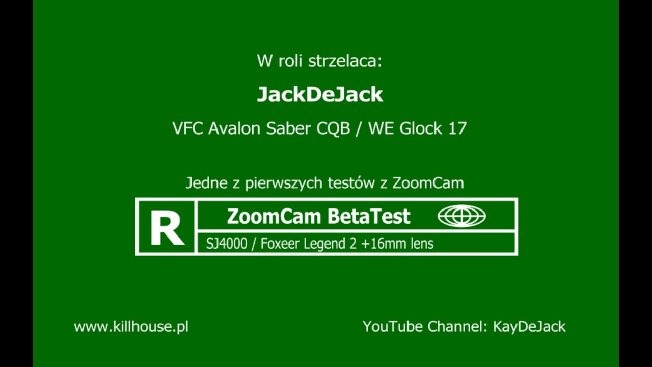 Airsoft CQB Killhouse Warszawa 2018-06-24 (ZOOMCAM Betatest)