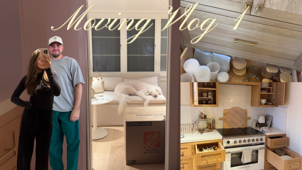 A WEEK IN MY LIFE MOVING: We Moved Into Our Laguna Beach Home! 💛📦 (Moving Vlog 1)