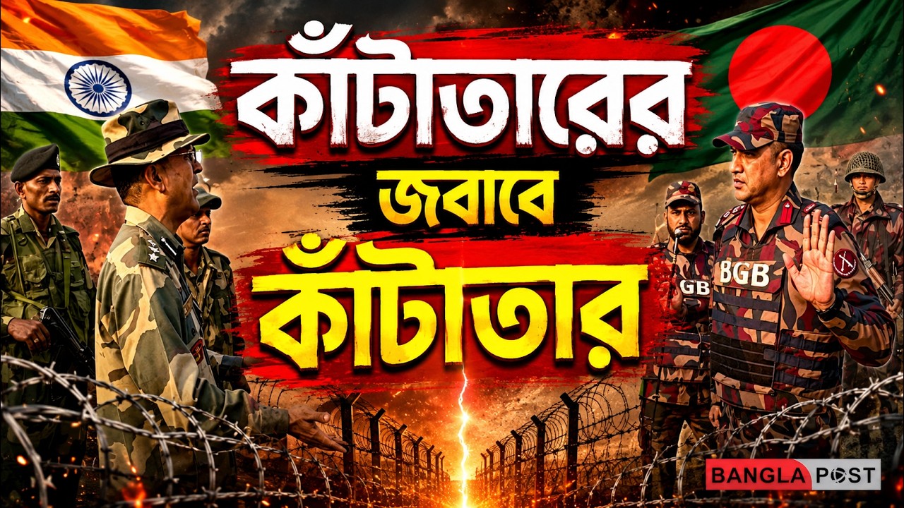 অনুপ্রবেশ ও ভারত সীমান্তে নতুন পরিকল্পনা বাংলাদেশের! | Bangladesh Border | Bangla Post