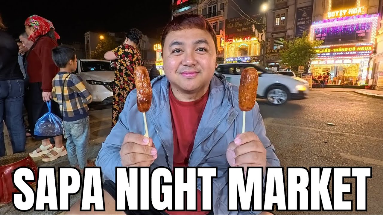 SAPA NIGHT MARKET | EXPLORING SAPA LAKE AT NIGHT