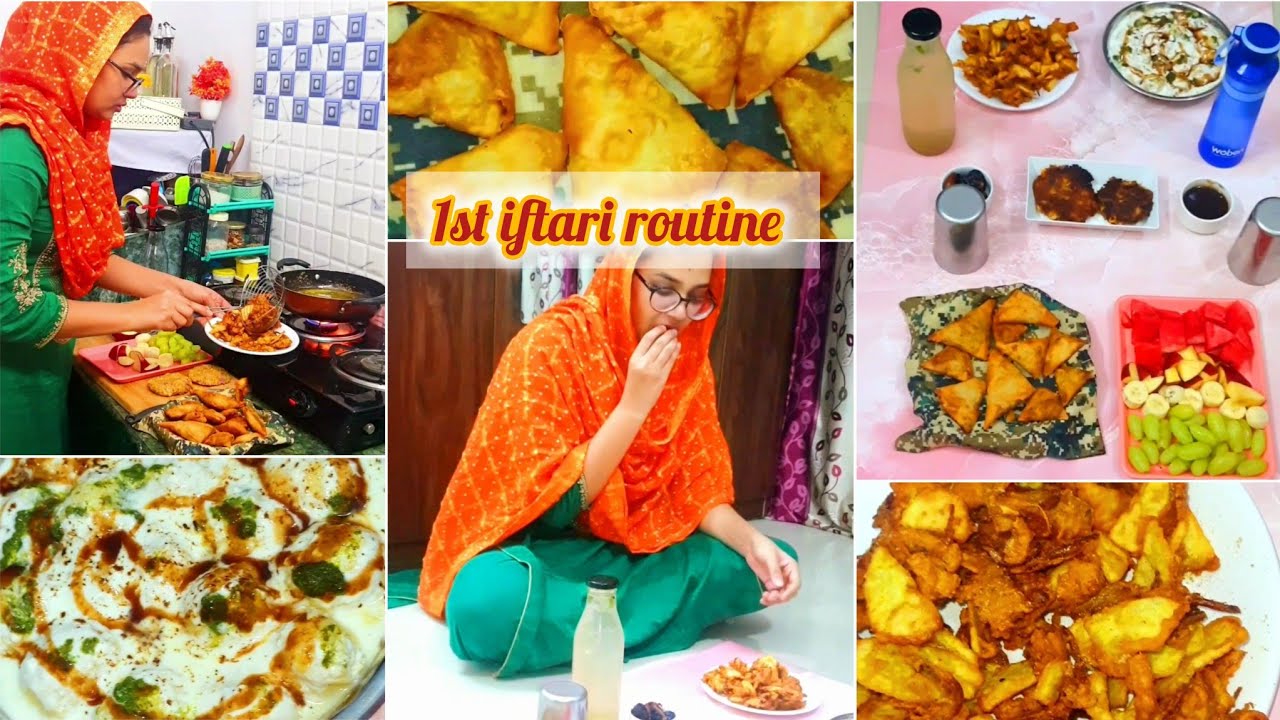 1st iftari routine vlog with recipes | easy & simple iftar recipe ideas #ramadan2024