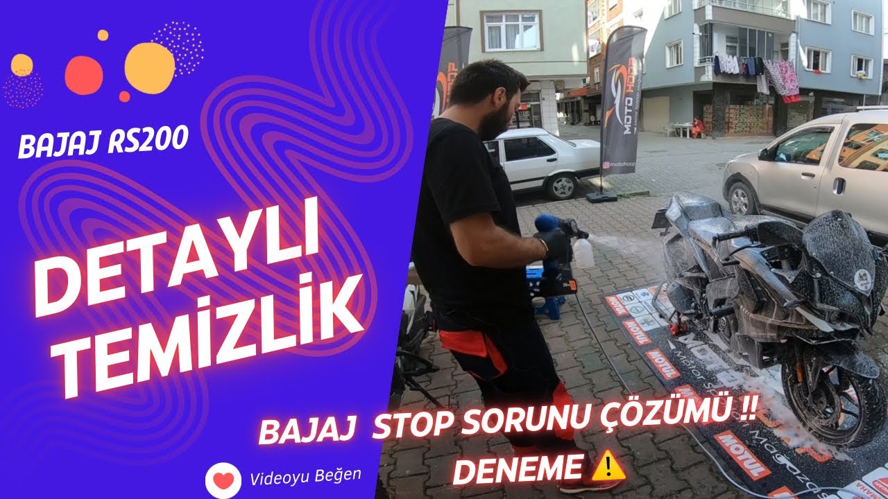 Bajaj Rs200 Detaylı Temizlik - Bajaj Stop Etme Sorununa Bir Çözüm Denemesi !