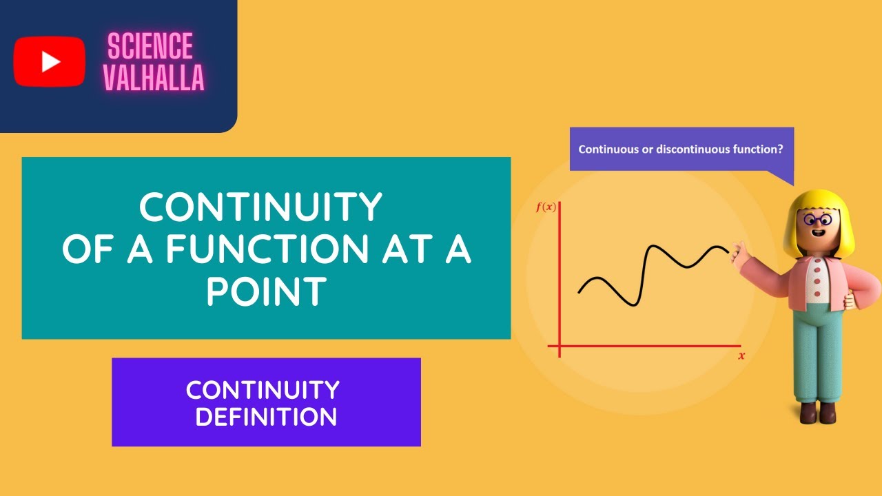 Continuity of a function at a point - Continuity Definition - Easy way