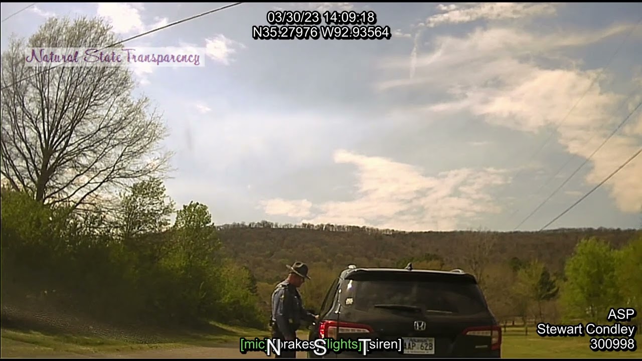 Traffic Stop AR-105 Atkins Pope County Arkansas State Police Troop J, Traffic Series Ep. 271