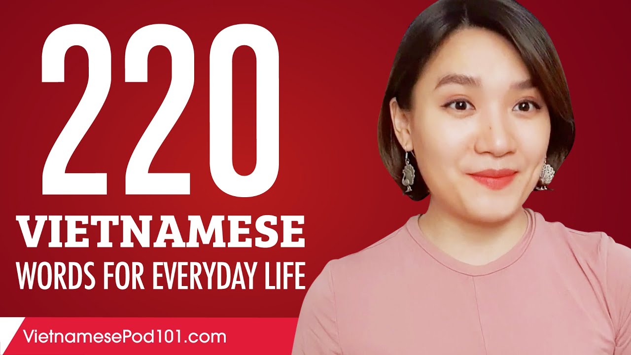 220 Vietnamese Words for Everyday Life - Basic Vocabulary #11
