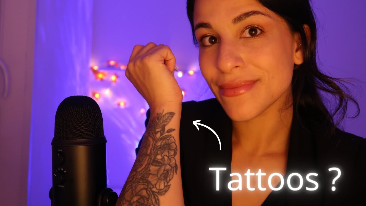 #ASMR Je te parle de mes tatouages pour t'endormir (pendant 47mn) | Blabla pour dormir 🌙