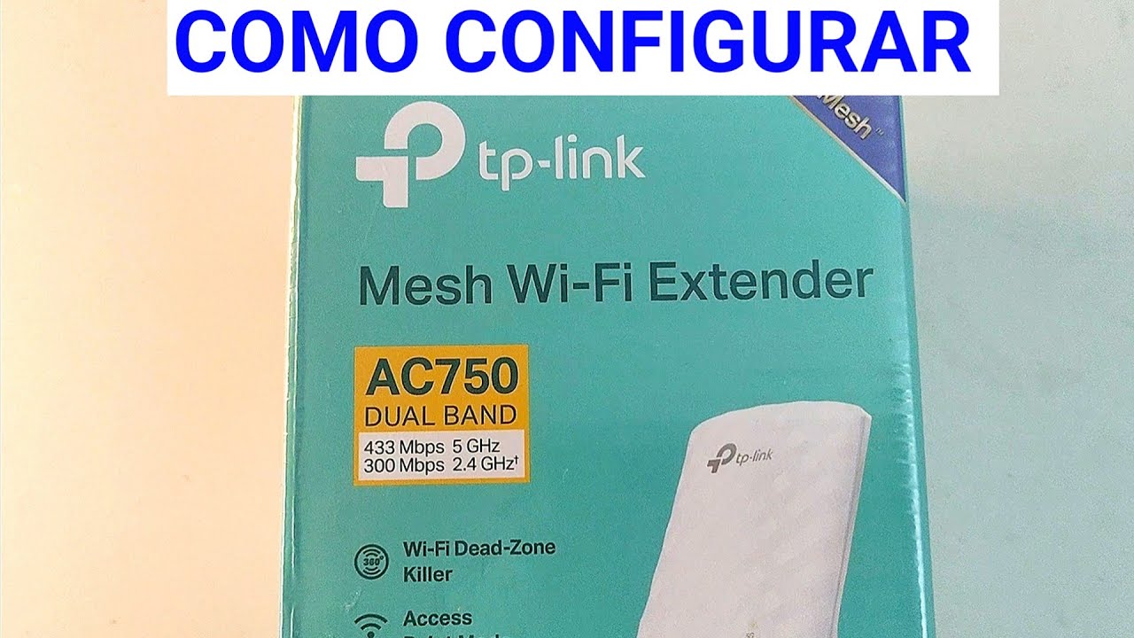 como INSTALAR Y CONFIGURAR REPETIDOR WIFI TP-LINK *AC 750