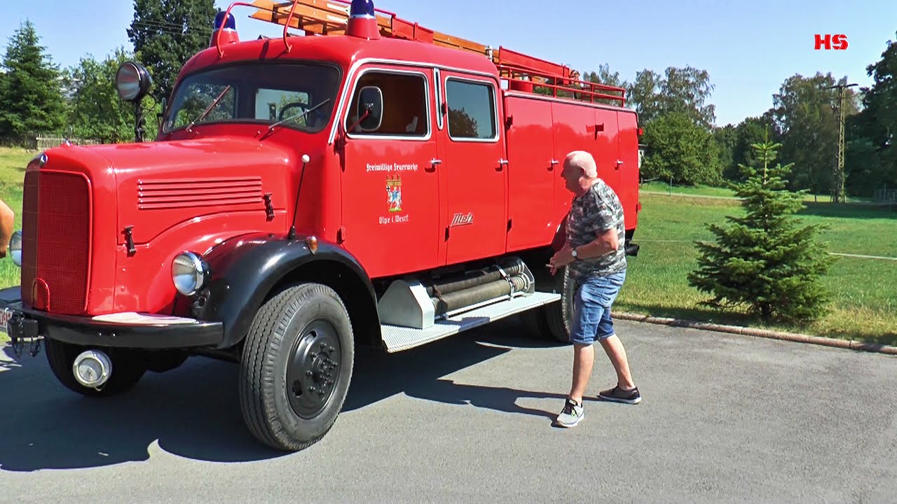 Feuewehr-Oldtimer Mercedes Benz LA 312