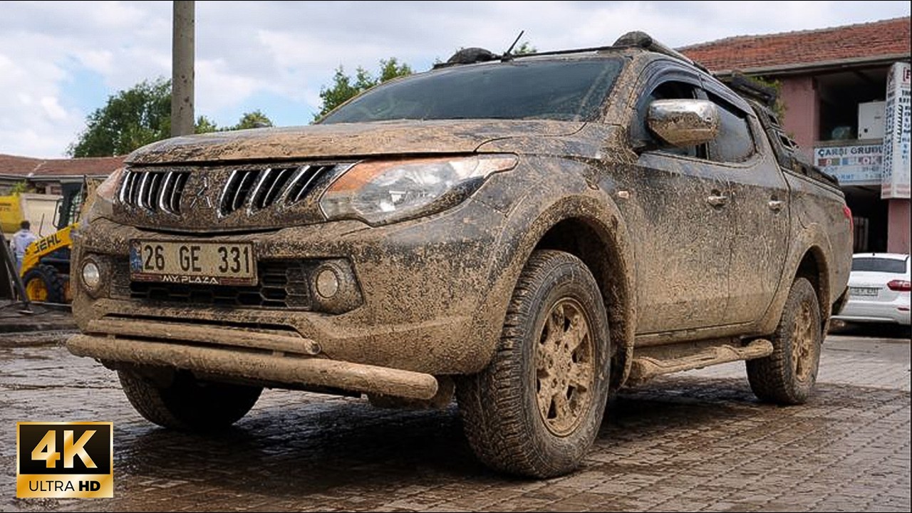 I'm Washing MUDDY 4x4 Off-Road Trucks After Massive Flood 🤮 | 4K Satisfying ASMR