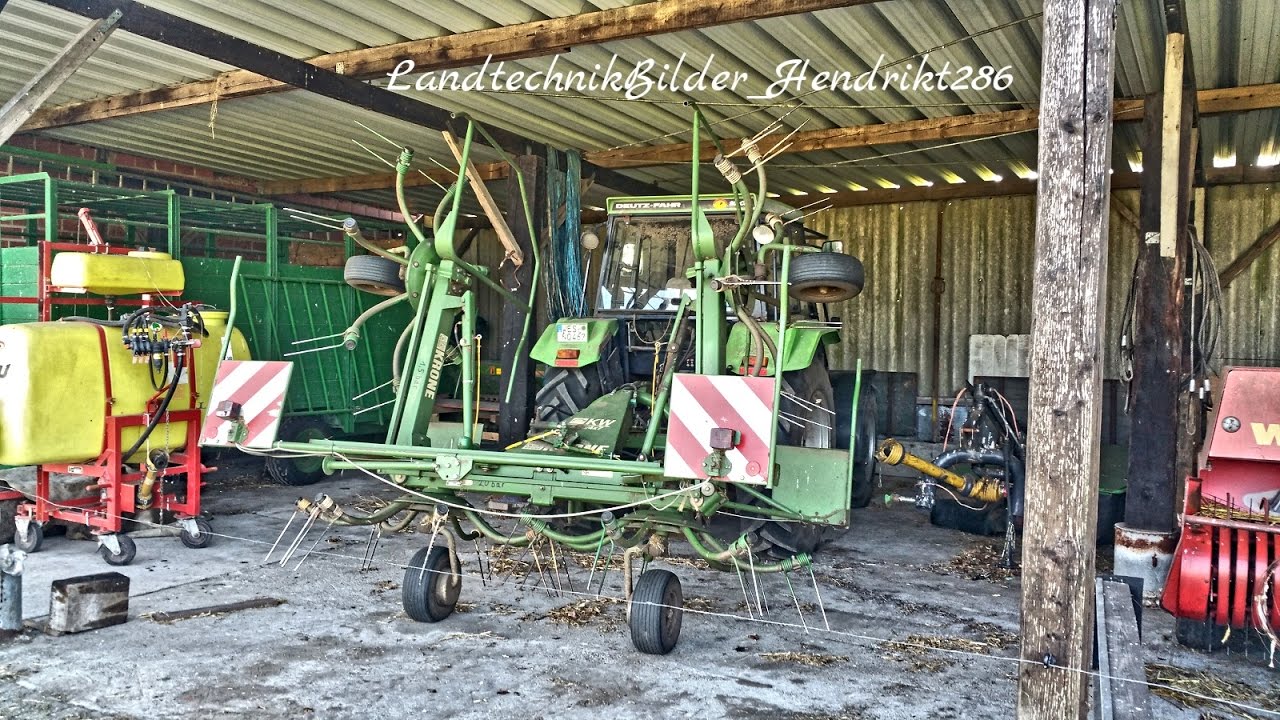 [Cabview/Uncut] Heuwenden 2016 | Deutz DX 3.70 mit Krone 5.50 4x7