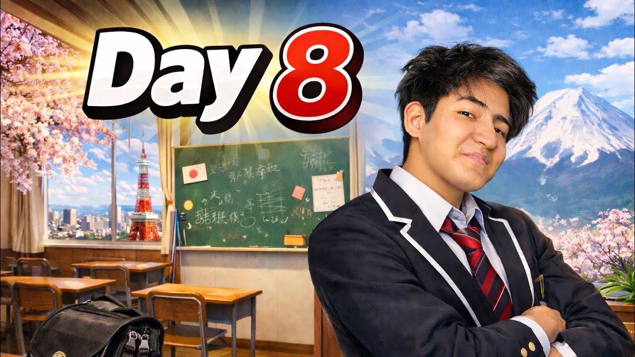Day 8 in a life of Japan highschool student 🇯🇵