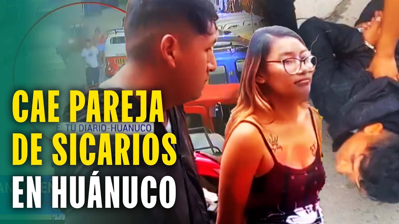 Pareja de sicarios acribillan a ingeniero en Huánuco: 