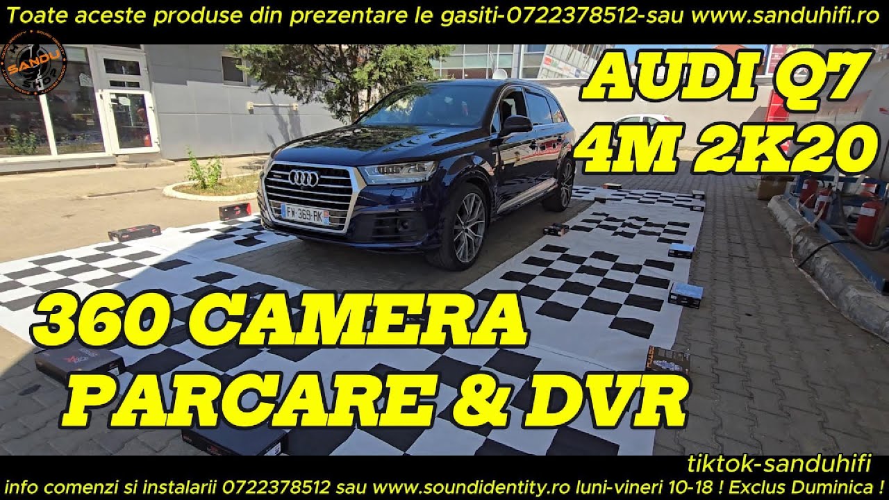 ☎️0722378512 AUDI Q7 4M 2K20 360 CAMERA LOCATII OEM SI PROIECTARE IN NAVIGATIA OEM #sanduhifi #q7