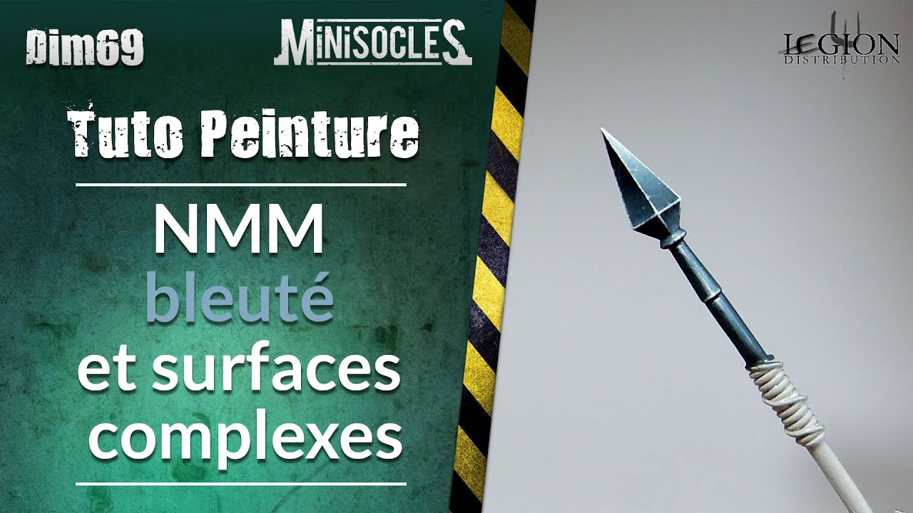 Peinture sur figurines [TUTO] : NMM bleuté et surfaces métalliques complexes
