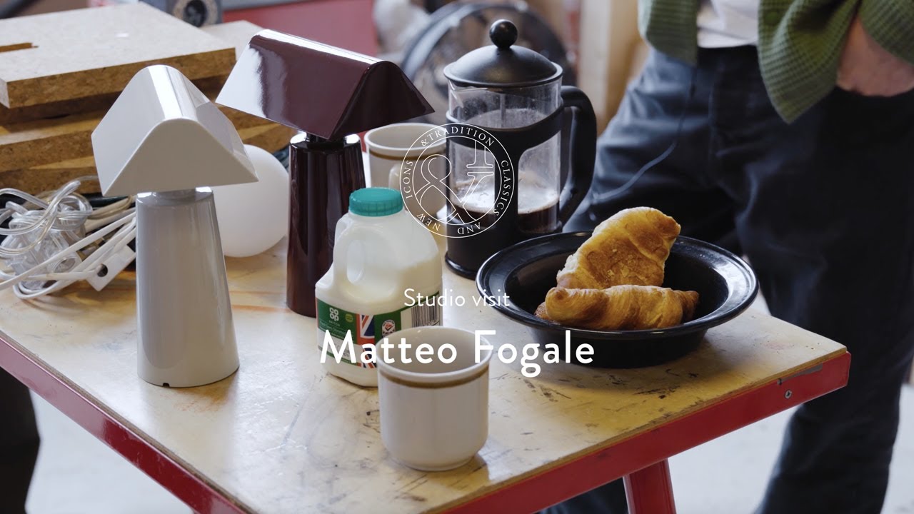 &Tradition Studio Visit with Matteo Fogale | Designer of the MF1 Caret Portable Table Lamp