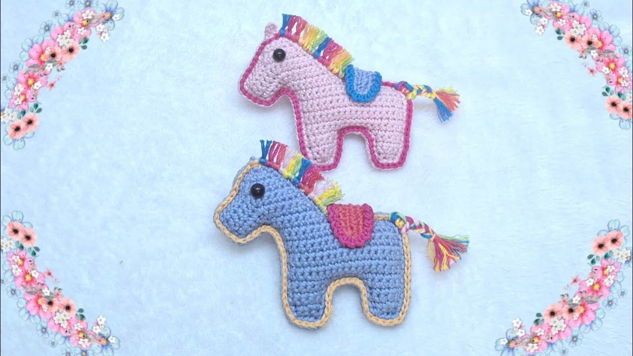 🐎 CABALLITO ADORABLE A CROCHET / TEJIDO FACIL  / TUTORIAL PASO A PASO  🐎