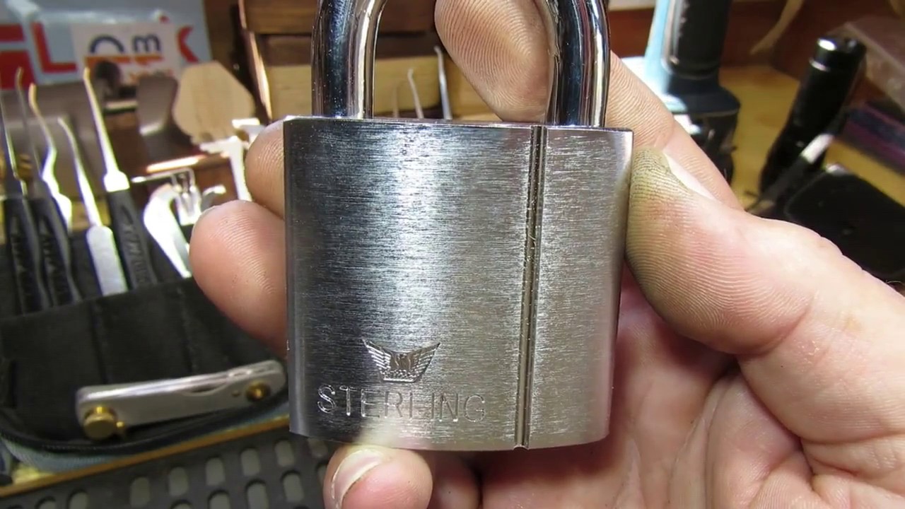 (316) Sterling 55mm Euro Padlock with ERA Repinned Core