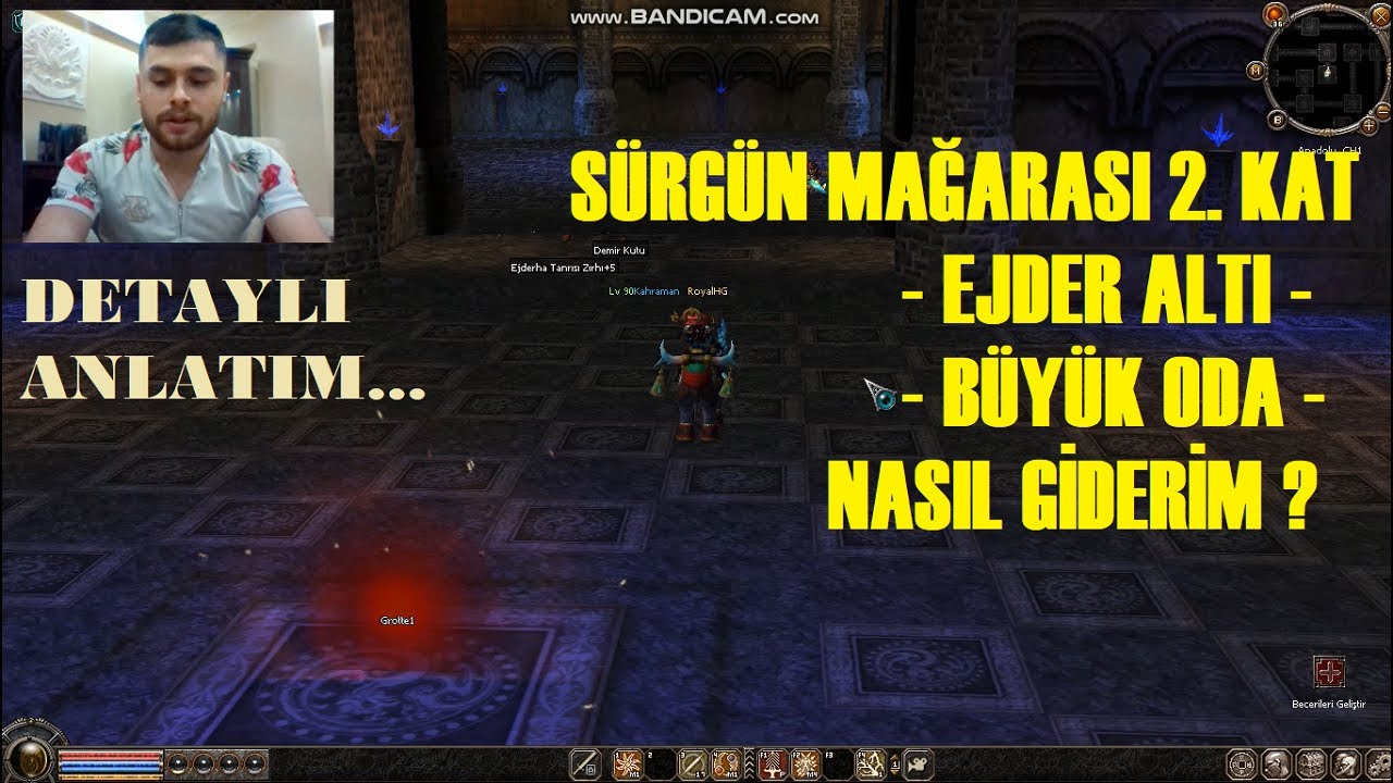 SÜRGÜN MAĞARASI EJDER ALTI ODASI NASIL GİDİLİR ? / SÜRGÜN MAĞARASI BÜYÜK ODA NASIL GİDİLİR ? #metin2