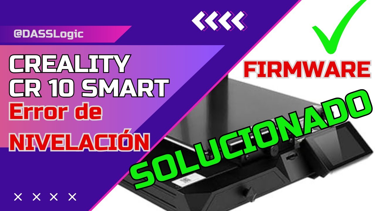 CR-10 Smart: Solución Error de nivelación automática ¡ERROR DE FIRMWARE! Error 203 ¡SOLUCIONADO!